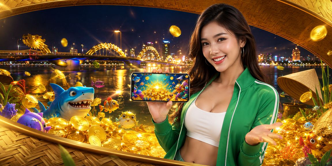 Người chơi sử dụng ứng dụng casino trên điện thoại tại Đà Nẵng với nón lá truyền thống