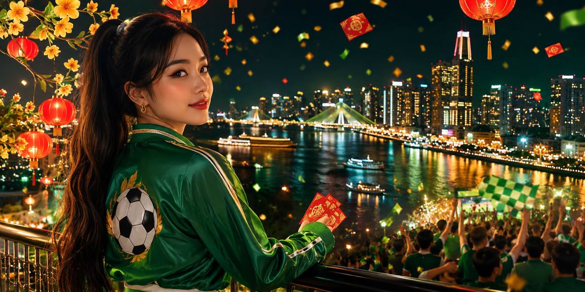 Biểu tượng lì xì và đèn lồng gợi lên không khí lễ thưởng và nạp tiền dịp đặc biệt tại Việt Nam